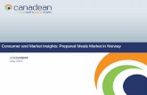 Consumer and Market Insights: Prepared Meals … 2 2 This report brings together multiple data sources to provide a comprehensive overview of the Prepared Meals sector in Norway as