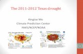 The 2011-2012 Texas drought - Jackson School of …€¦ ·  · 2012-11-06•Evolution of the 2011-2012 Texas drought ... occurred during the cold events No drought occurred during