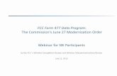 FCC Form 477 Data Program: The Commission's June 27 ...broadband.utah.gov/wp-content/uploads/2014/11/SBI-Form...FCC Form 477 Data Program: The Commission's June 27 Modernization Order