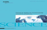 Chemical Safety for Sustainability - US EPA · chemical design, production and use ... Chemical Safety for Sustainability Research Program . ... Agency’s research efforts to help