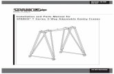 Installation and Parts Manual for SPANCO T Series 3 … and Parts Manual for SPANCO ® T Series 3-Way Adjustable Gantry Cranes Manual No. 103-0001 REV. 8/07 ISO 9001 REGISTERED 2