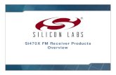 Si470X FM Receiver Products Overview Presentation - … Documents/Resources/… ·  · 2012-11-19¾Easy-to-use implementation ... Si470X FM Receiver Products Overview Presentation