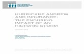 HURRICANE ANDREW AND INSURANCE: THE … · insurance industry, ... insurance customers. Hurricane Andrew blew away some long ... the appendix on page 18 shows policies in force when