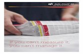 If you can’t measure it, you can’t manage it. - efi.com · Auto-Count ® 4D Shop Floor Production Intelligence If you can’t measure it, you can’t manage it.