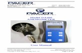 Pacer DA40 User Manual - pacer-instruments-usa.com User... · By Miltronics Mfg. Svcs., Inc. Phone: (603) 352-0187 95 Krif Road Fax: (603) 352-4444