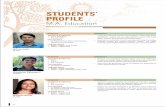 Background STUDENTS’ PROFILE - Azim Premji University · Studied ‘Teacher identity’ through interviewing and interacting with ... Kannada, Hindi, Konkani, Tulu English, ...