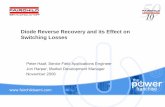 Diode Reverse Recovery and its Effect on Switching …€¦ ·  · 2015-01-13Diode Reverse Recovery and its Effect on Switching Losses ... 8A Stealth II versus Stealth™ comparison