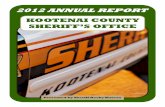 KOOTENAI COUNTY SHERIFF’S OFFICEkcsheriff.com/documents/2012kcsoannualreport.pdfbeginning his career as a Police ... Residents and Guests of Kootenai County, Sheriff Rocky Watson