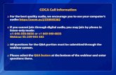 COCA Call Information - Emergency Preparedness and ... · COCA Call Information ... Families, and Professional Self-Care Following ... of adjustment reactions in children and adolescents.