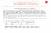 Temperature °Controls Pty Ltd · The thermowell design has PASSED the wake frequency ... use of these calculations”. Printed using the V-MAC Wake Calc ... the ASME power test code