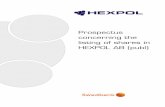 Prospectus concerning the listing of shares in HEXPOL AB …investors.hexpol.com/afw/files/press/hexpol/Hexpol... ·  · 2008-06-04Board of Directors of HEXPOL AB and are based on