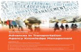 Advances In Transportation Agency Knowledge Managementonlinepubs.trb.org/onlinepubs/nchrp/docs/NCHRP20-68A_12-04.pdf · Advances In Transportation Agency Knowledge Management. ...