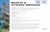 Grades 6–8, 9–12 minutes STRAW BRIDGE - DiscoverEdiscovere.org/sites/default/files/Build a Straw Bridge_090116.pdfUsing tape and no more than 20 straws, design a bridge that can