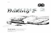 EC112 BAKING Baking 22 - NDSU · EC112 BAKING Baking 22 ... The New Mexico 4-H Curriculum Review Committee revised this project in 2001. ... The 4-H Baking II project is designed