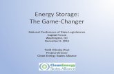 Energy Storage: The Game-Changer - ncsl.org Storage: The Game-Changer National Conference of State Legislatures Capital Forum Washington, DC December 6, 2016 Todd Olinsky-Paul Project