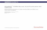 MagMAX CORE Nucleic Acid Purification Kit€¦ ·  · 2017-01-17MagMAX™ CORE Nucleic Acid Purification Kit ... These products may be covered by one or more Limited Use Label Licenses.