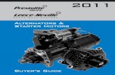 Alternators & Starter Motors - Prestolite Electricnews.prestolite.com/drupaldocs/PP-1184-US_Quick_Reference_Guide-lo...How To Use This Buyer’s Guide - Alternator Section ... Alternator