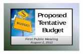 Proposed Tentative Budget - …eagendatoc.brevardschools.org/08-02-2012 First Public Budget... · Proposed Tentative Budget First Public Hearing – August 2, 2012 ... August 2, 2012.