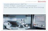 01 1 IndraMotion MTX st Head- The CNC system solution line ... · sectional or ISO diagram Display of program processing Start, stop and individual axis control via soft keys