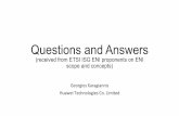 Questions and Answers - docbox.etsi.org · Can we have a common KPI/KQI? ... OSS/BSS Orchestrator ... Execution reference points Other reference points Main NFV reference points Virtual