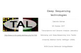 Deep Sequencing technologies - biochemie.uni …biochemie.uni-goettingen.de/fileadmin/user_upload/tal/student... · Deep Sequencing technologies ... The reads are filtered based on