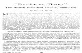 'Practice vs. Theory': The British Electrical Debate, 1888 ...faculty.poly.edu/~jbain/histlight/readings/83Hunt.pdf · " Practice vs. Theory" The British Electrical Debate, 1888-1891