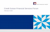 Credit Suisse Financial Services Forums1.q4cdn.com/448338635/files/doc_presentations/cs.pdfcontain these words carefully because they describe our ... our deferred tax assets and the