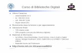 Corso di Biblioteche Digitali - CNR · Corso di Biblioteche Digitali ... Refresher Refresher on Computer Fundamentals and ... series, starting the “mainframe era” ...