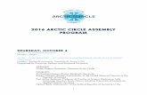 2016 ARCTIC CIRCLE ASSEMBLY PROGRAM · 1 2016 arctic circle assembly program thursday, october 6 10:00 – 20:00 registration location: harpa 09:00 – nd12:00 pre-event – 2 annual