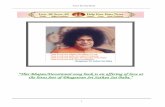 TTTThis Bhajahhiiss BBhhaajjaahis   Sri Sai Ram _____ 3 TABLE OF CONTENTS Prayers5 108 names of Bhagawan Sri Sathya Sai Baba ...