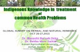 Indigenous Knowledge in treatment common Health … Knowledge in treatment of common Health Problems ... Dr.Gunaram Khanikar, a herbal medicinal expert ,started practice around 30