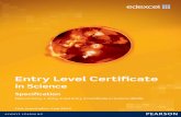 Edexcel IGCSE 2009 - Pearson qualifications | Edexcel ... Rationale for Entry Level Science 1 Qualification content 2 National Qualifications Framework (NQF) criteria 2 Knowledge and