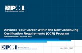 Changes went live 1 December 2015 - PMI Austin went live 1 December 2015 April 25, ... • What is the purpose of the CCR program and why did it change? ... (PMP /PgMP /PfMP /PMI-PBA)