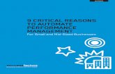9 CRITICAL REASONS TO AUTOMATE PERFORMANCE MANAGEMENT · they need to make the best strategic decisions ... safer environment where participants can comfortably provide both ... 9