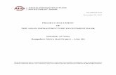 PROJECT DOCUMENT OF THE ASIAN INFRASTRUCTURE INVESTMENT BANK€¦ ·  · 2017-12-12PROJECT DOCUMENT OF THE ASIAN INFRASTRUCTURE INVESTMENT BANK ... SCF Standard Conversion Factor