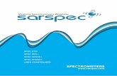 Making Spectroscopy Brighter - Sarspecsarspec.com/docs/Spectrometers_Sarspec.pdf · spectrum of the doublet 840.821 and 842.465nm. ... Czerny-Turner Symmetrical ... making spectroscopy