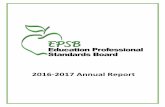 2016-2017 Annual Report - epsb.ky.gov EPSB...EPSB Goals and Strategies Annual Report July 1, 2016 ... English, Mathematics, and Social Studies (Initial Graduate ... (Used to be called