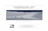 Annual Report 2015 2016 - sawtoothavalanche.com Report 2015 ... Innovation and Accomplishment ... of Science in Geography and a minor in Mathematics. Following an interest in