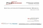 INERTIA-I2000 EWIS Panel - FireSense · INERTIA-I2000 EWIS Panel INSTALLATION & COMMISSIONING MANUAL Revision 5.00 Manufactured by: Approvals: Australian Standard …
