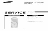 SERVICE Manual - Новости sgh-s100.pdf · SERVICE GPRS GSM TELEPHONE SGH-S100 Manual GPRS GSM TELEPHONE CONTENTS 1. Electrical Parts List 2. Exploded Views and Parts List 3.