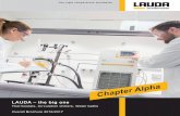 Chapter Alpha - Lauda-Brinkmann€¦ · Chapter Alpha. LAUDA Alpha Heating and cooling thermostats for cost-effective thermostating in the laboratory at temperatures ... LCZE 004