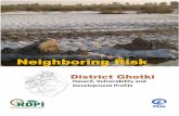 District Profile Ghotki First Draft - RDPIrdpi.org.pk/wp-content/uploads/2016/06/District-Profile-Ghotki.pdf · Housing units having pacca structure (in terms of walls) ... was approved