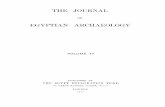 Journal of Egyptian Archaeology, vol. 4(1), 1917 library/gardiner_jea_4_1917.pdf · THE JOURNAL OF EGYPTIAN ARCHAEOLOGY VOLUME IV ... Alan H. Gardiner, D.Litt. ... the impression