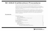 NI 446X Calibration Procedure - National Instruments©National Instruments Corporation 5 NI 446X Calibration Procedure Password and User Information For password-protected operations