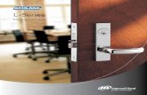 Schlage L Series.pdf - Comcast Business · AL-Series B-Series D-Series ND-Series L-Series ... The Schlage L-Series collection offers the choices you need – and a few that might