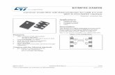 Common mode filter with ESD protection for USB 2.0 and ... · Common mode filter with ESD protection for USB 2.0 ... ESD response to IEC 61000-4-2 (-8 kV contact ... To improve the