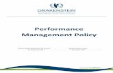 Performance Management Policy - Drakenstein Local … Management P… · 1 Performance Management Policy Date of Approval/Review by Council Implementation Date 22 November 2017 1
