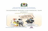 GOVERNMENT BUDGET FOR FINANCIAL YEAR 2016/2017 · Government Budget for Financial Year 2016/2017 – Citizens’ Budget Edition 2 1. INTRODUCTION Citizens’ Budget as a Guide The