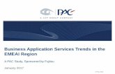 Business Application Services Trends in the EMEAI Region · Business Application Services Trends in the EMEAI Region ... future SAP and Oracle investment trends and strategies, ...
