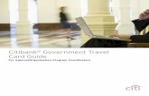 For Agency/Organization Program Coordinators · Citibank® Government Travel Card Guide For Agency/Organization Program Coordinators